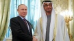 VLADIMIR PUTIN MET WITH THE CROWN PRINCE OF ABU-DABI MUHAMMED BIN ZAYED AL NAHYAN.