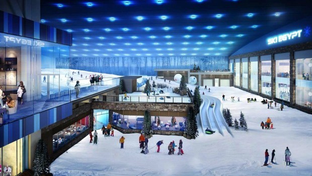 
В Египте открылся крытый горнолыжный курорт