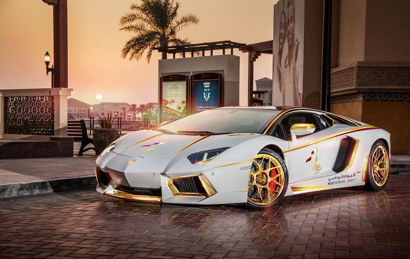 
Уникальный Aventador с Ближнего Востока