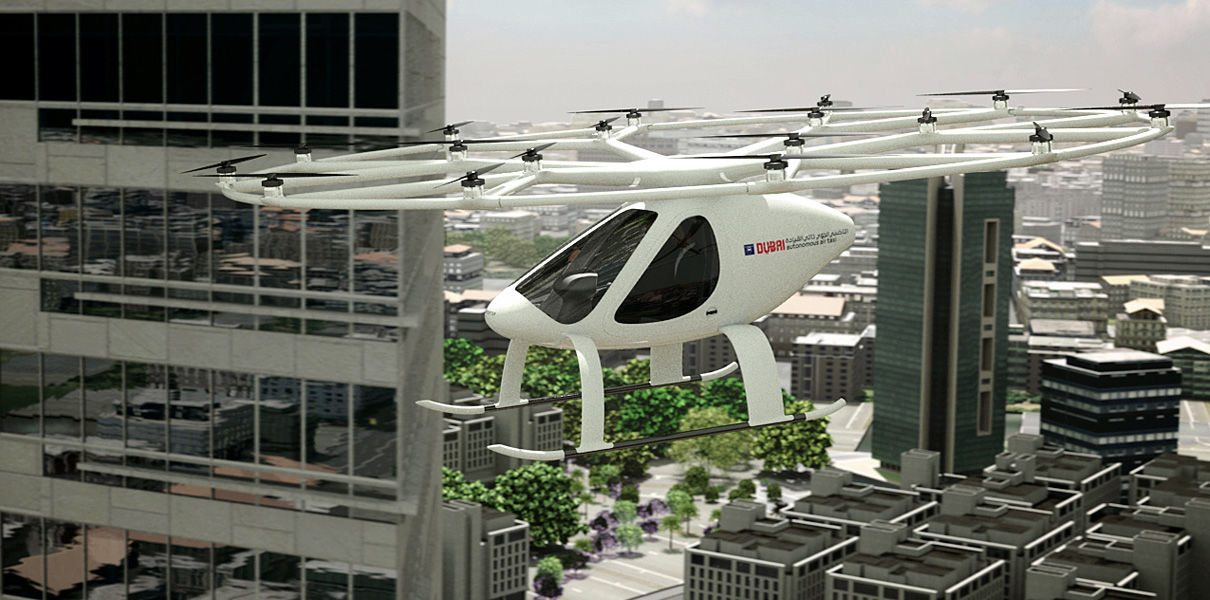 
Дубай испытает беспилотное летающее такси в этом году