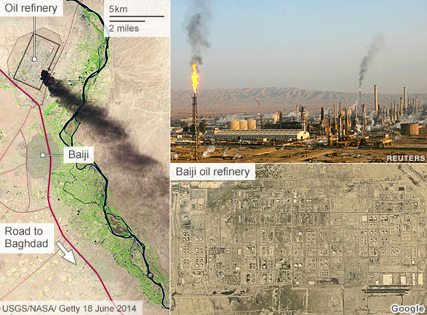 
В Ираке боевики ИГ вывозят оборудование с нефтеперерабатывающего завода