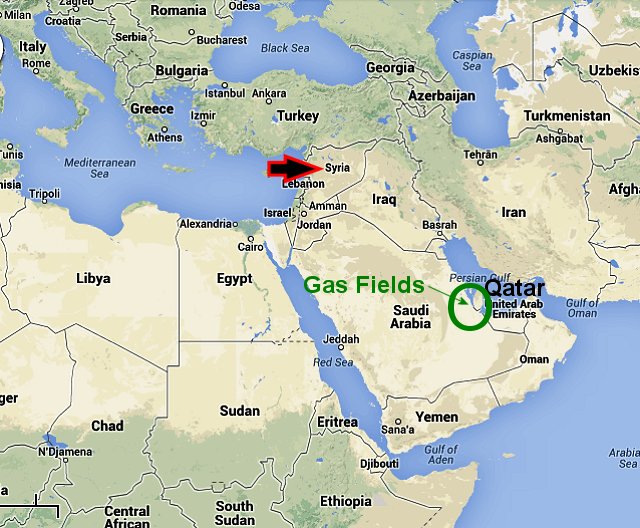 
Кому нужен газопровод из Катара через Сирию