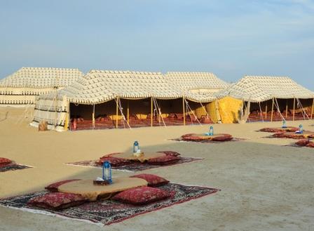 
Бедуинские шатры для болельщиков ЧМ по футболу 2022 в Катаре